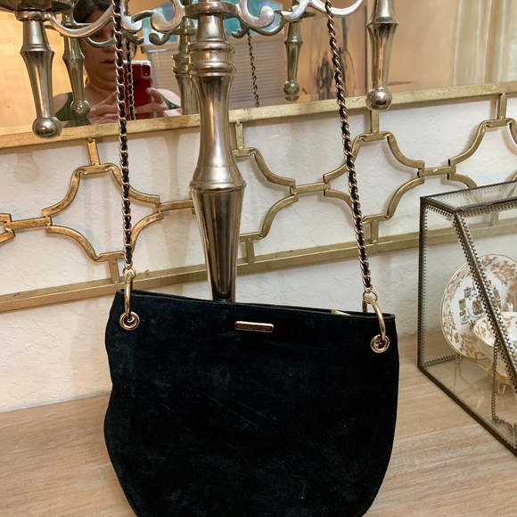 Rebecca Minkoff Suede Studded in Gold Purse - Picture 4 of 4